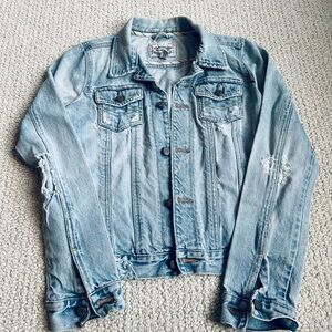 Abercrombie & Fitch Light Blue Jean Jacket